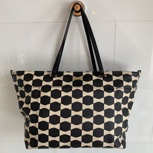 Kate Spade leather diaper bag with changing pad